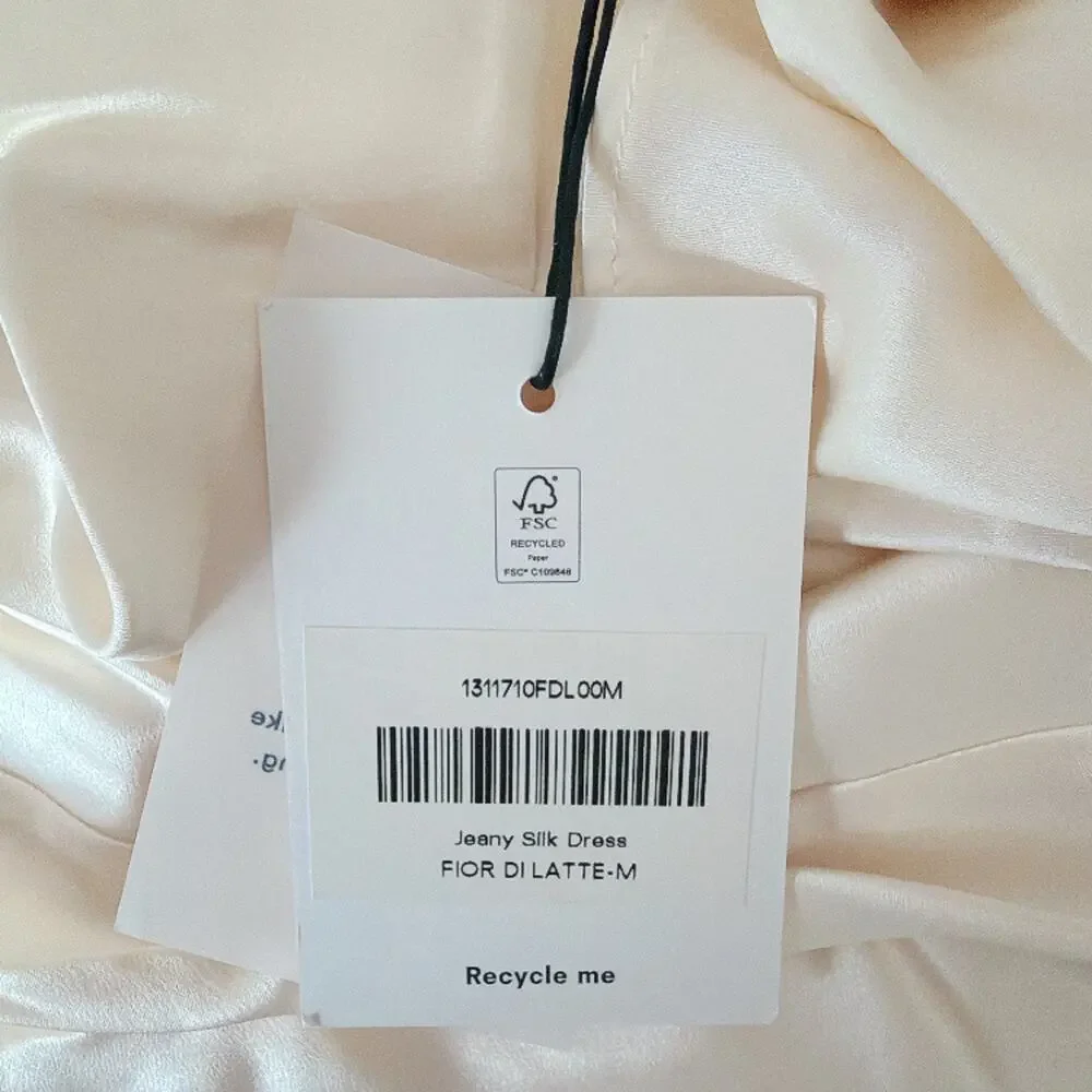 Reformation Jeany Silk Halter Dress Sunshine Size M - Picture 10 of 10